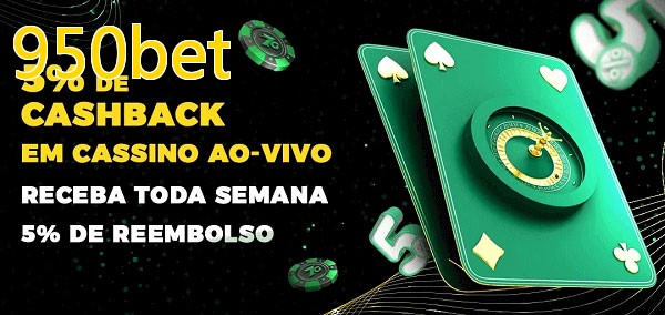 Promoções do cassino ao Vivo 950bet